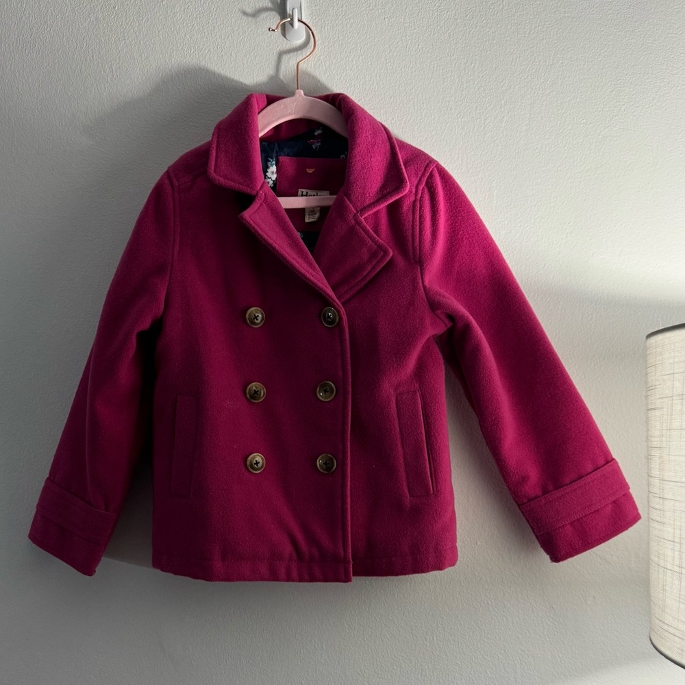 Hartley Pink Pea Coat